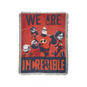 Disney Pixar Incredibles 2 Fighter Family Tapestry Throw