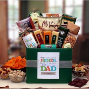 It Takes A Special Man To Be A Dad Gift Basket Box
