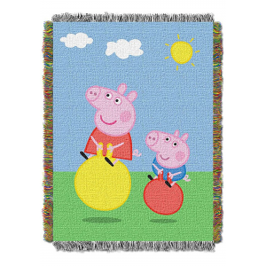 Peppa Pig Bounce Tapestry Throw