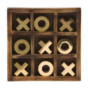Made In India Wood Tic Tac Toe Game