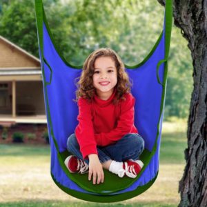 Juliana Kids Pod Nook Chair Hammock Color: Blue
