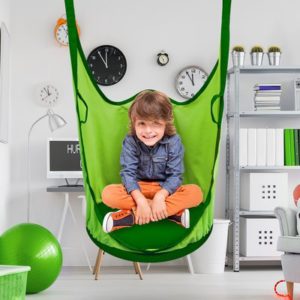 Juliana Kids Pod Nook Chair Hammock Color: Green