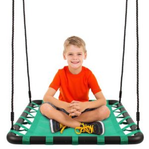 Platform Swing Seat With Straps