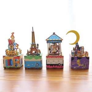 3D Wood Music Box