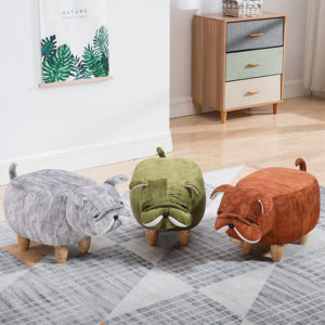 French Bulldog Stool