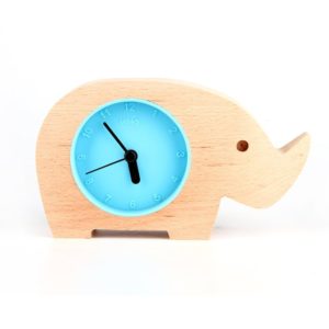 Handmade Elephant Wooden Clock
