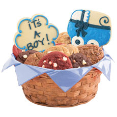 Baby Boy Cookie Basket