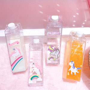 Cute Rainbow Unicorn Water Bottle For kids