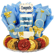 It's a Boy Gift Basket | Baby Boy Cookies