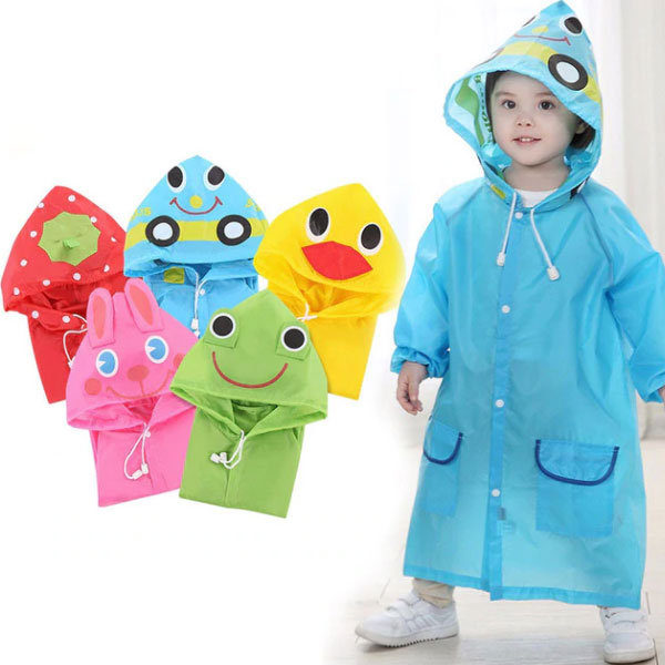 Kids Cartoon Raincoat