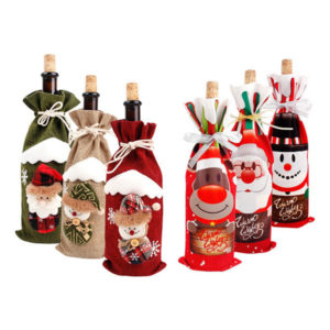 Christmas Wine Bag